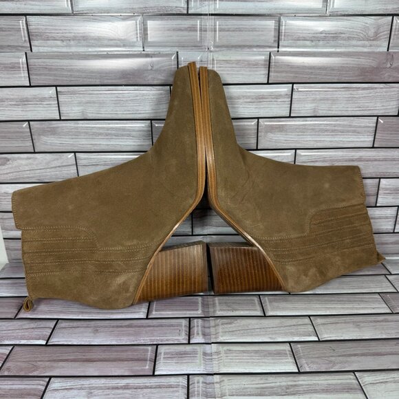 Marc Fisher LTD Women's Brown Suede Pointed Toe Ankle Bootie Shoe‎ Size 13-NEW - Picture 6 of 8